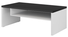 Couchtisch Cross – Weiß/Weiß-Schwarz – 249WMY99