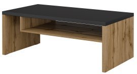 Couchtisch Cross – Eiche Votan/Votan-Schwarz – 24N6MY99