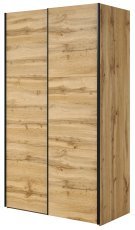 Kleiderschrank mit Schiebetüren Easy – Eiche Wotan – 224N0NW54