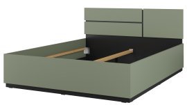 Bett Cross S – 160x200 cm – grün/grün-schwarz – 24GWMY31
