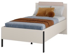 Bett Jukon S – 100x200 cm – Kaschmir – 24KSND34