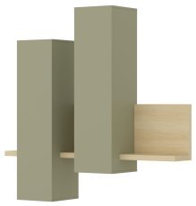 Hängeschrank mit Ablage Bota – Eiche/Eukalyptus – 24LEFG04