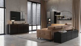 Wohnzimmer Cross – Schwarzer Onyx
