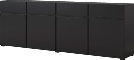 Kommode Cross – Schwarzer Onyx – 24W3MY25