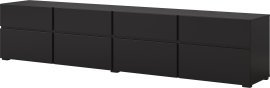 TV-Kommode Cross – Schwarzer Onyx – 24W3MY40