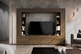 Wohnzimmer Aura – Nussbaum Royal