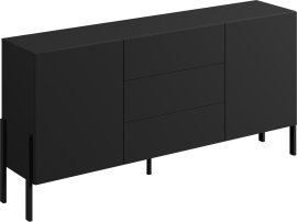 Kommode Jukon 3D – Schwarzer Onyx – 24W3ND26