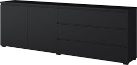 Breite Kommode Modo – Schwarzer Onyx – 24W3OJ28