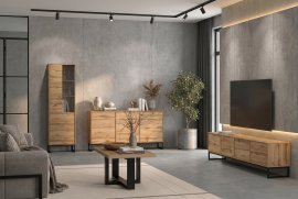 Wohnzimmer Loft – Eiche Votan