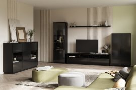 Wohnzimmer Tuluza – Schwarz