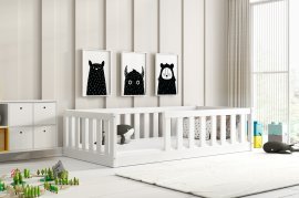 Kinderbett Bella Sima - 80x160 cm - weiß