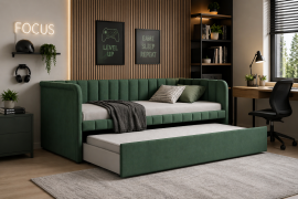 Kinderbett mit Zusatzbett Nube – 90x200 cm