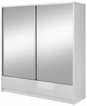 Schrank mit Schiebetüren Aria II 200 - weiß