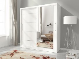 Schrank mit Schiebetüren Maja I Alu 200
