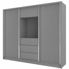 Schrank mit Schiebetüren TV 250 - Graphit