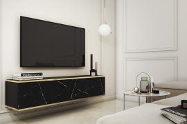 TV-Element Oro RTV-135 - Schwarzer Königsmarmor