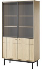 Vitrine Japandi WT104 - Eiche Linea