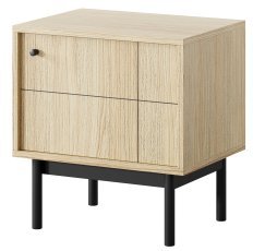 Nachttisch Japandi S54 - Eiche Linea