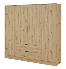 Schrank Kelly 4D - Eiche/Artisan