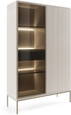 Hohe Vitrine Sento WTSZ104 – Kaschmir