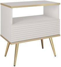 Nachttisch Oro – Weiß