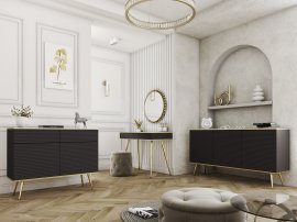 Schlafzimmer Oro – schwarz