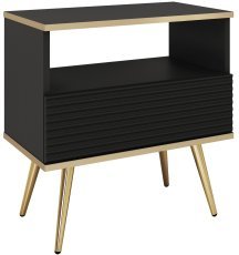 Nachttisch Oro – Schwarz
