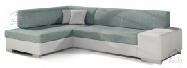 Ecksofa Fabio - L - grün/grün