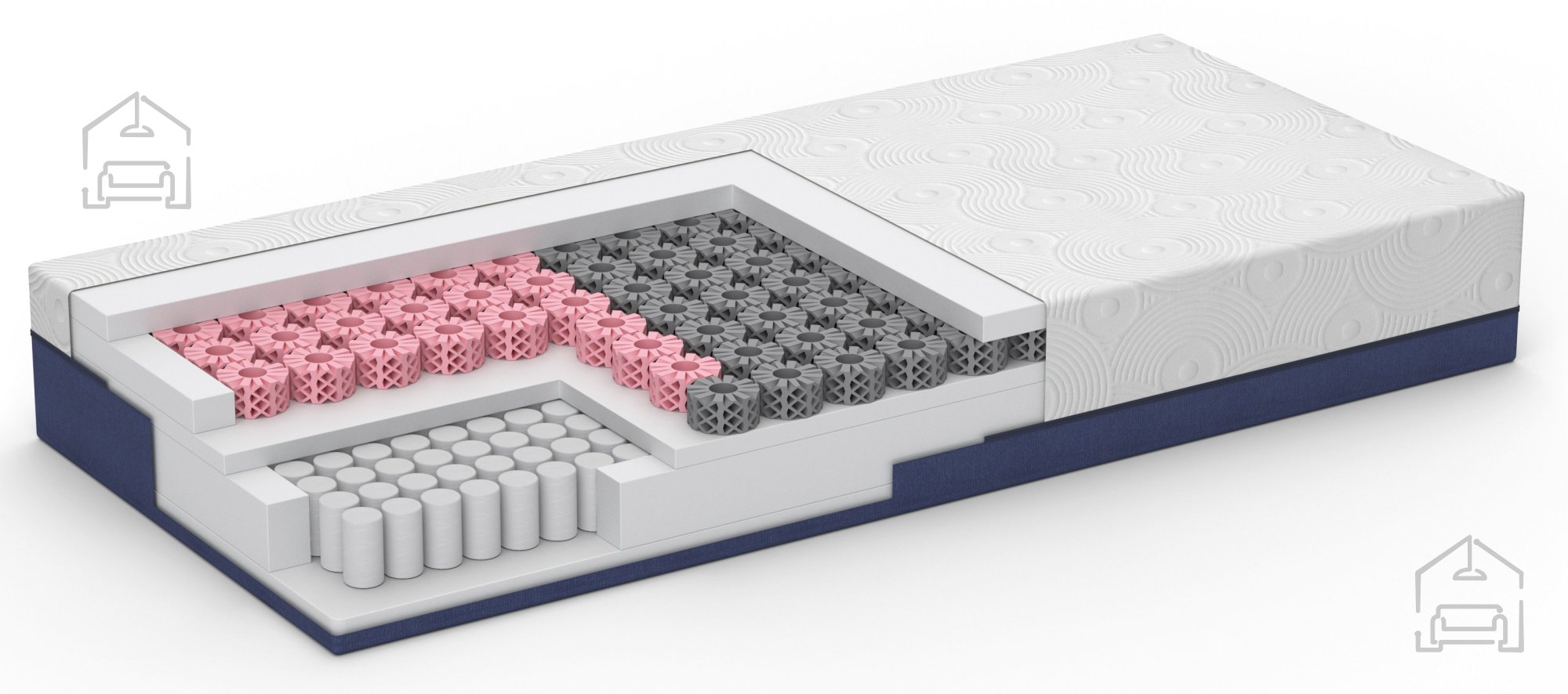 Matratze Dormeo Air + Comfort - 160x200 cm