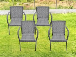Set aus 4 Gartenstühlen Sottile - KR.004.002_4