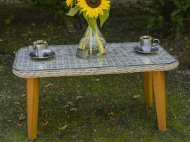 Kleiner Gartentisch aus Polyrattan Largo - SM.016.150