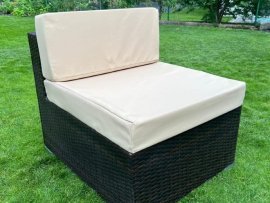 Set aus Bezügen für Gartenmöbelkissen – Beige
