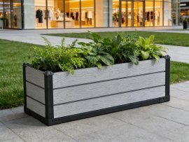 Rechteckiger Gartenblumentopf 105×39×36,55&nbsp;cm