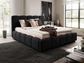 Bett Nubia mit Hebemechanismus – 180 x 200 cm, Melody 15 – Schwarz