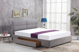 Bett Merida 160x200 cm - hellgrau
