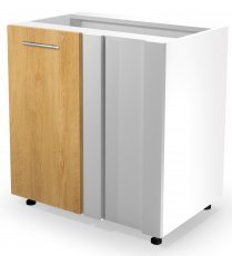Küchenschrank unten Vento DN-100/82 - weiß/honigeiche