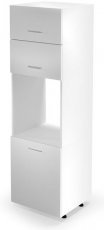 Hoher Küchenschrank Vento DP-60/214 - weiß/Honigeiche