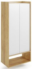 Regal Mobius 2D - Hickory Eiche/Weiß