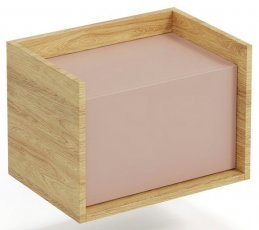 Niedriges Element Mobius 1D - Hickory Eiche/Rosa