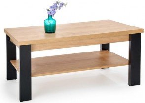 Couchtisch für das Wohnzimmer Jenna - Hickory/Schwarz