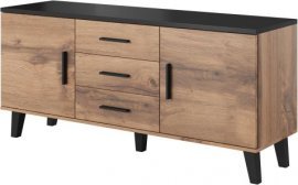 TV-Element Lotta 150 - Eiche/Schwarz