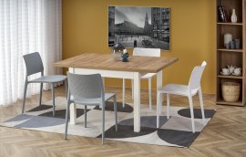 Ausziehtisch Tiago quadratisch 90/125 cm - Eiche Craft/Weiß