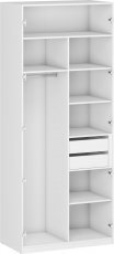 Korpus K5 für modulares Garderobensystem Flex - weiß