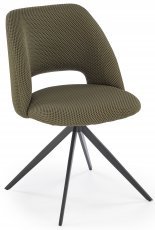 Esszimmerstuhl K546 mit Drehfunktion - Oliv