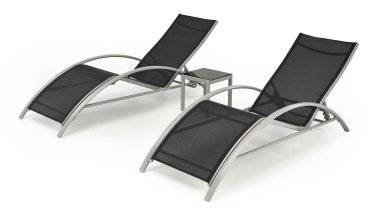 Halmar - Set aus zwei Liegestühlen und Tisch Embolo