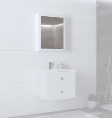 Spiegelschrank Toreto 60 – Weiß matt