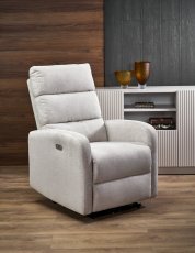 Elektrischer Relaxsessel mit Relaxmechanismus Carinio - hellbeige