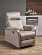 Elektrischer Relaxsessel mit Relaxmechanismus Crocus - beige