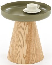 Couchtisch Gina - natur/grün