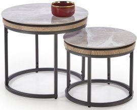 Set aus zwei Couchtischen Itaka